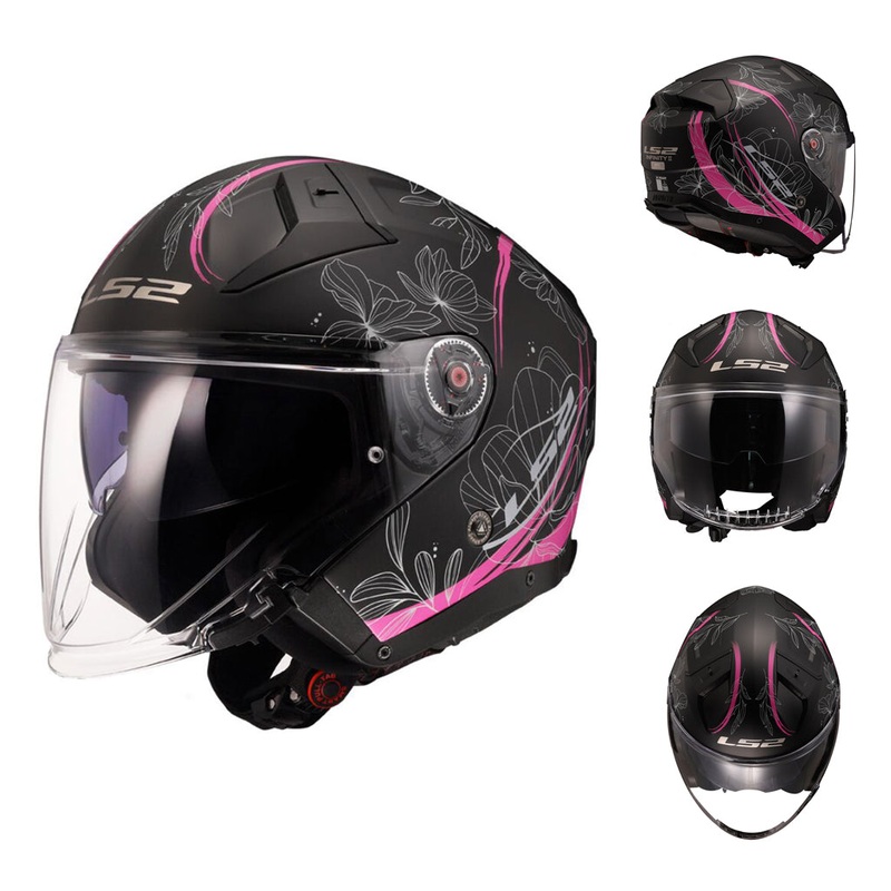LS2 OF603 INFINITY II MOTORCYCLE OPEN FACE HELMET