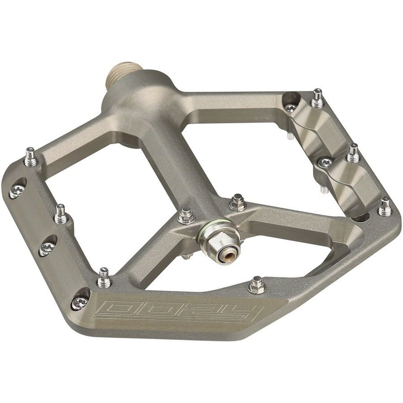 Spank Oozy Platform Pedals – Aluminum – Gun Metal