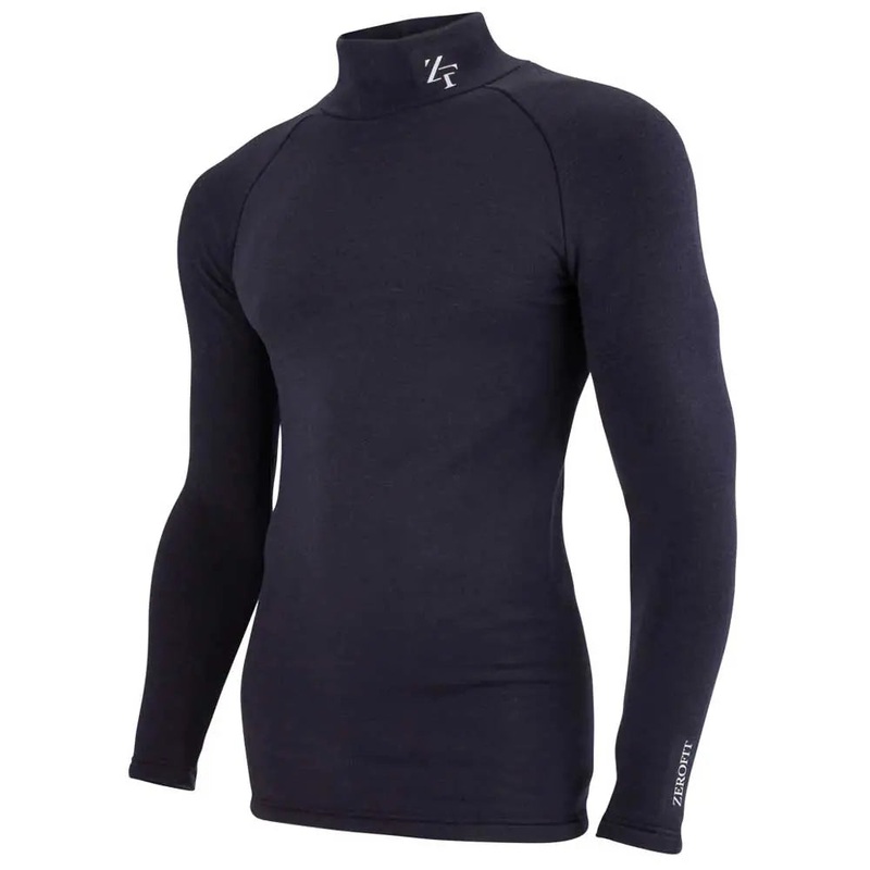 ZeroFit Ultimate Heatrub Long Sleeves Base Layer T-Shirt Navy