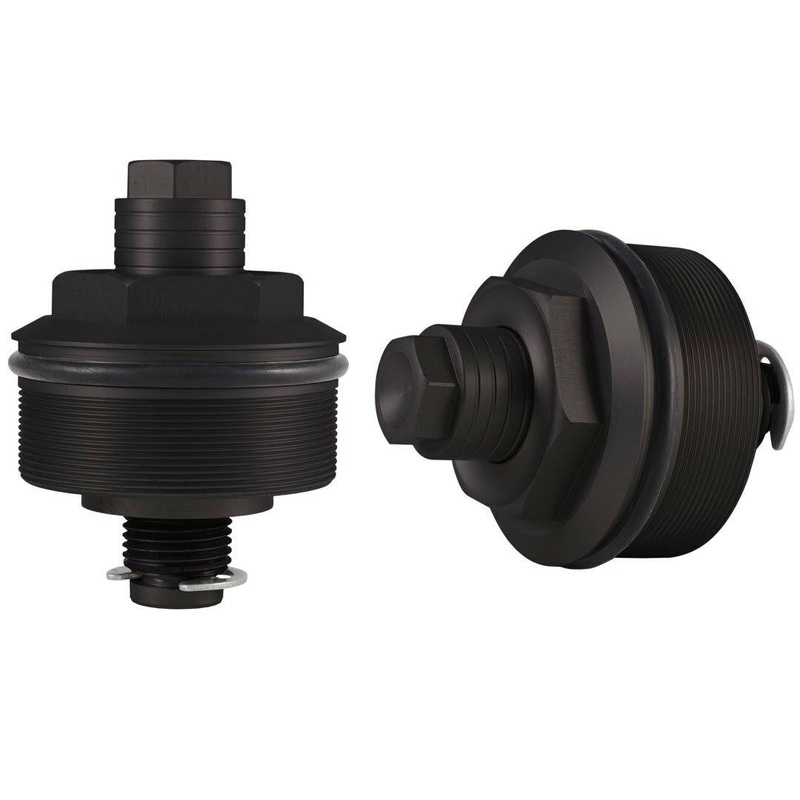 Speed Merchant – 49mm Fork Preload Adjusters – Black