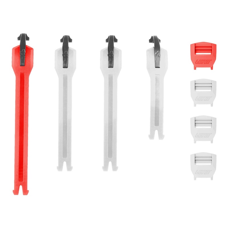 Leatt Strap Kit 4.5 Grey 3 + Red 1 – 1 Piece