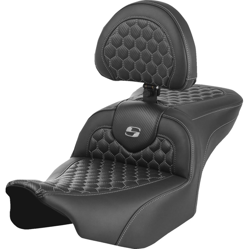 Roadsofa HC With Driver’s Backrest Seat, Gray Stitch – 23+ Touring