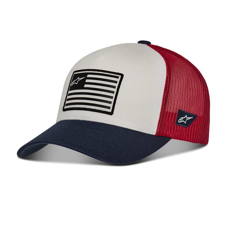 Flag Snapback Hat Wht Navy Red 1211810132074