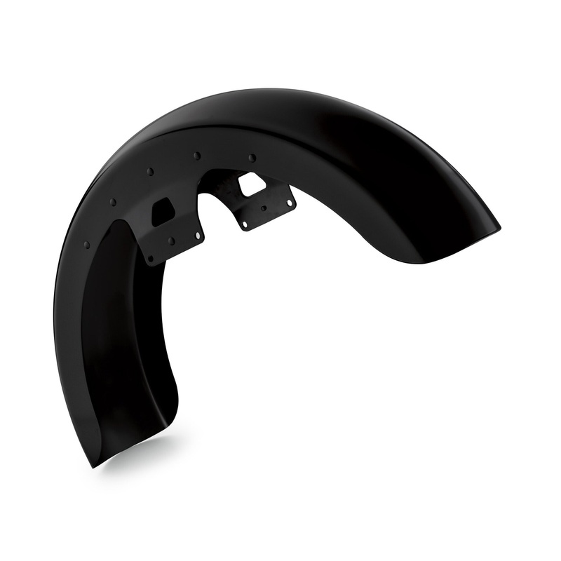 Harley Davidson 58900196DH Vivid Black Custom Wrapped Front Fender KIT,FR FND,WRAPPED,SOLID