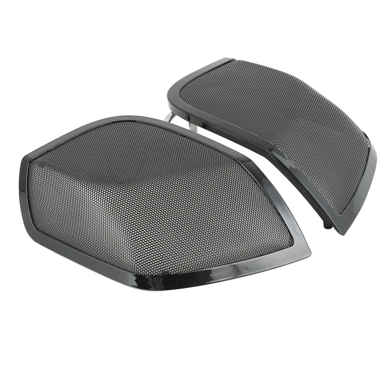 HR3 5″x7″ CVO Saddlebag Lid Speaker Grill Fit For Harley Touring Models 2014-2023