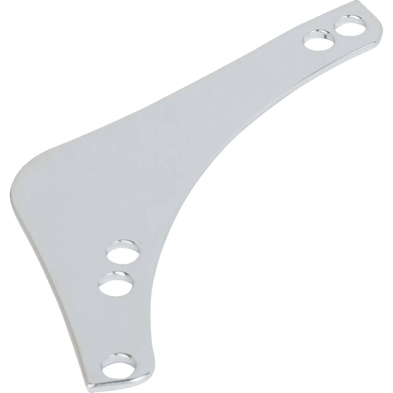 Replacement Left Breather Cover Plates: Inverted / Method Series, Chrome – 91+ Sportster