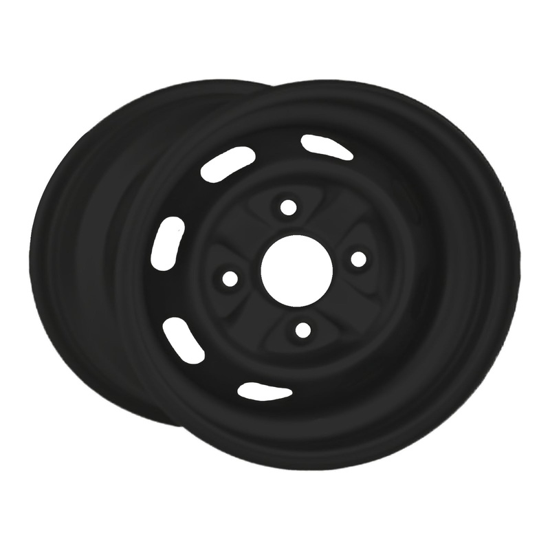Whites ATV/UTV Steel Rim 12×7.5 Honda Rear 4/110 -21 – Black