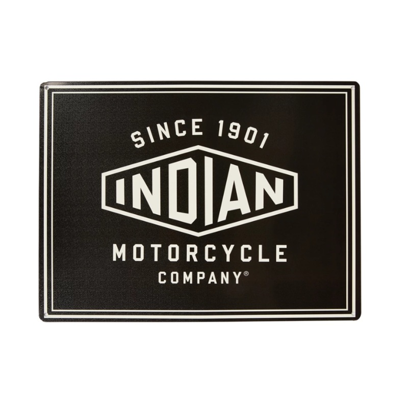 1901 Hexagon Sign, Black