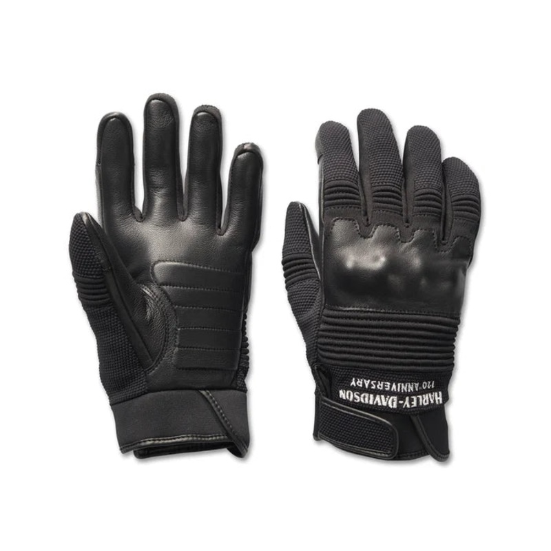 Genuine Harley-Davidson Men’s 120th Anniversary Revelry Leather Gloves 97173-23VM