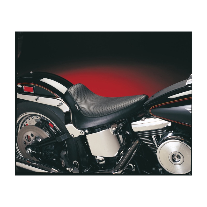 LE PERA – Silhouette Solo Seat – Silhouette Solo Seat – Basketweave – Black – Softail ’84-’99