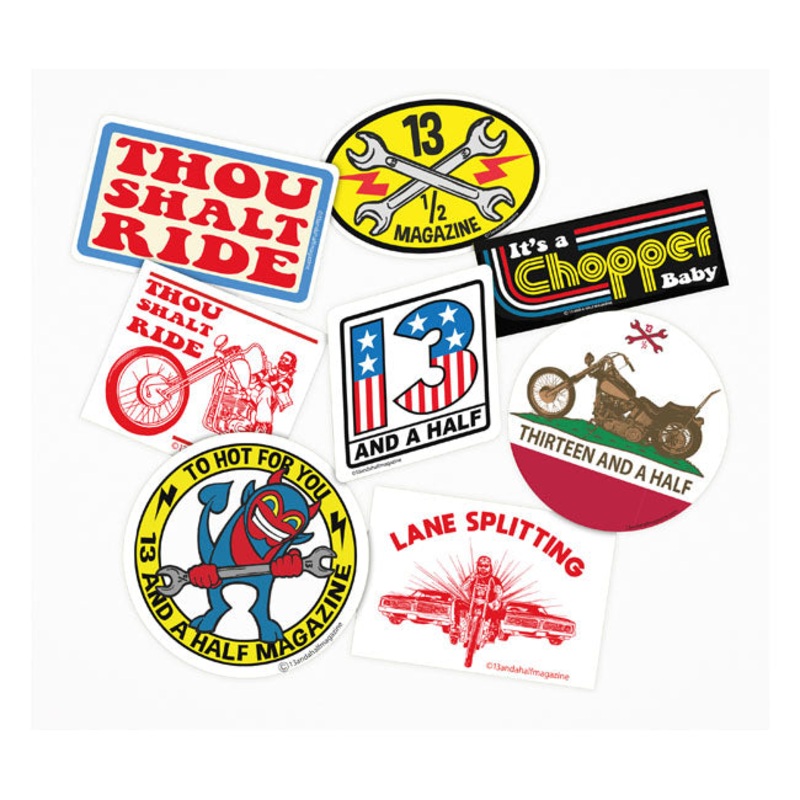 13 And A Half Magazine 8 Sticker Set