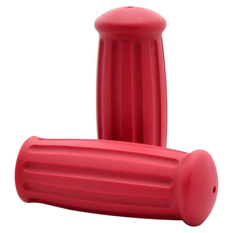 Throttle Addiction – Short Barrel Grips – Red – 1″