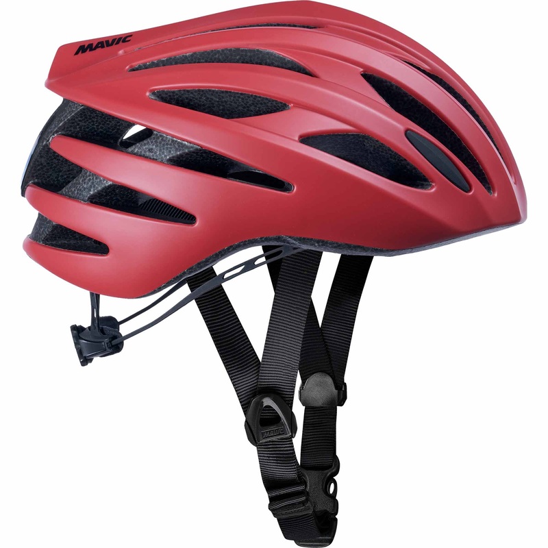 Mavic Aksium Elite Cycle Helmet Haute Red