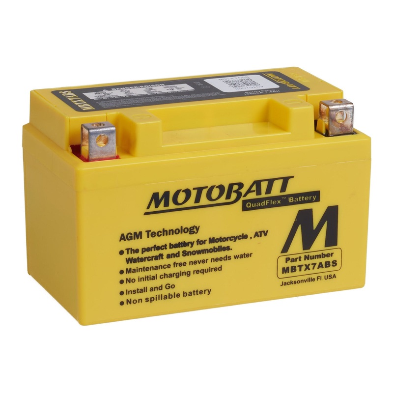 Motobatt Battery Quadflex AGM – MBTX7A-BS