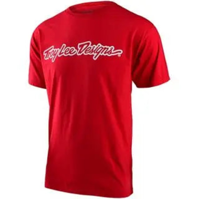 Troy Lee Designs Signature Tee Red