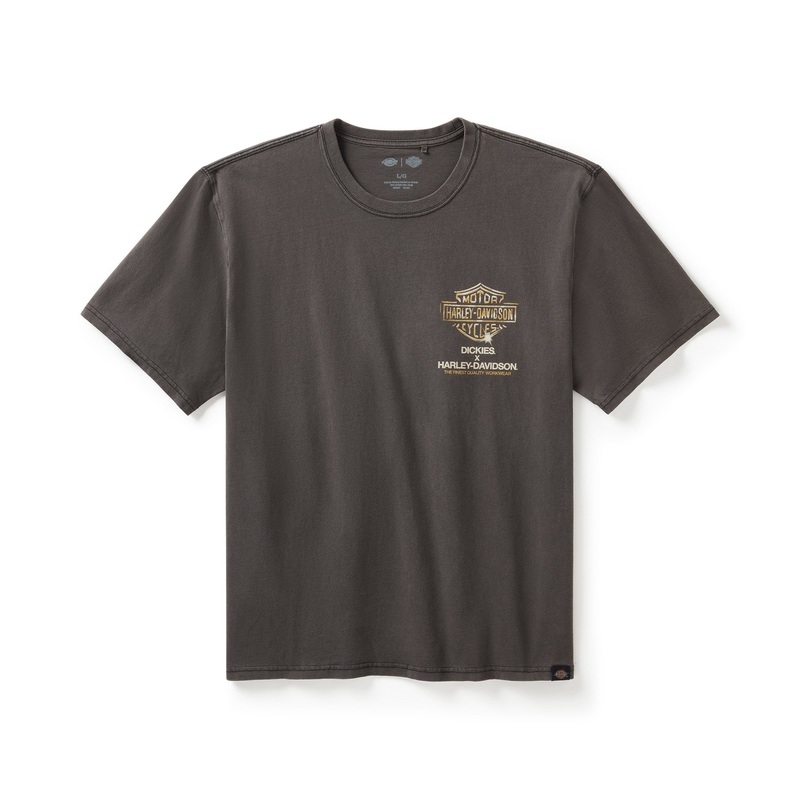 Genuine Harley-Davidson Men’s Dickies x HD Heavyweight Flaming Eagle T-Shirt 96572-25VM