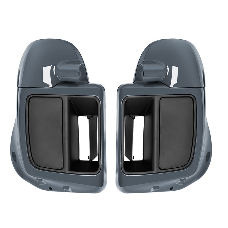 HR3 Apple Green / Gunship Gray Vented Lower Fairing Kit For Harley Touring models 2014-2024