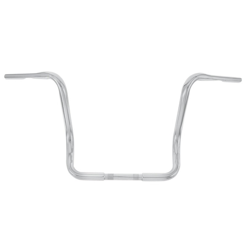 Bagger Ape Hanger Handlebar – 13″ – Chrome for Harley Davidson 97-07 FL, V-rod, XL, FXD Models