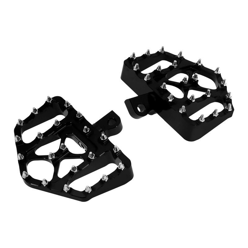 CNC  Male Mount-Style Wide Footboards for Harley ’84-’25 | Mactions