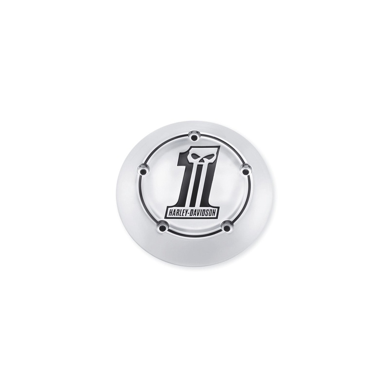 Harley Davidson 27956-10 Number One Skull Air Cleaner Trim KIT-INSERT,A-C,DARK CUSTOM #1,
