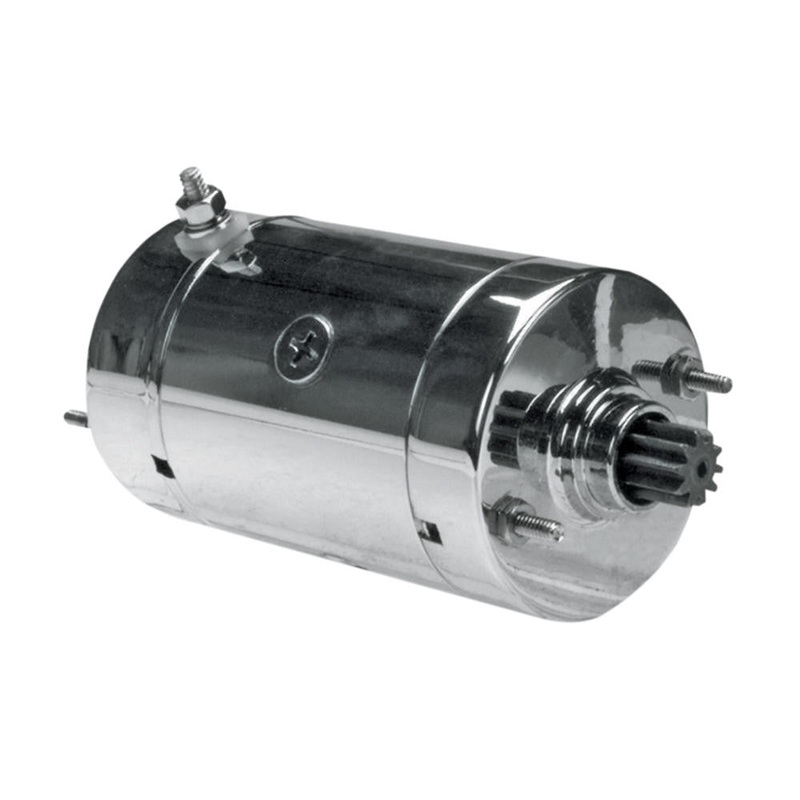 High Torque Hitachi-Style Starter – Harley 1971-1988- Chrome