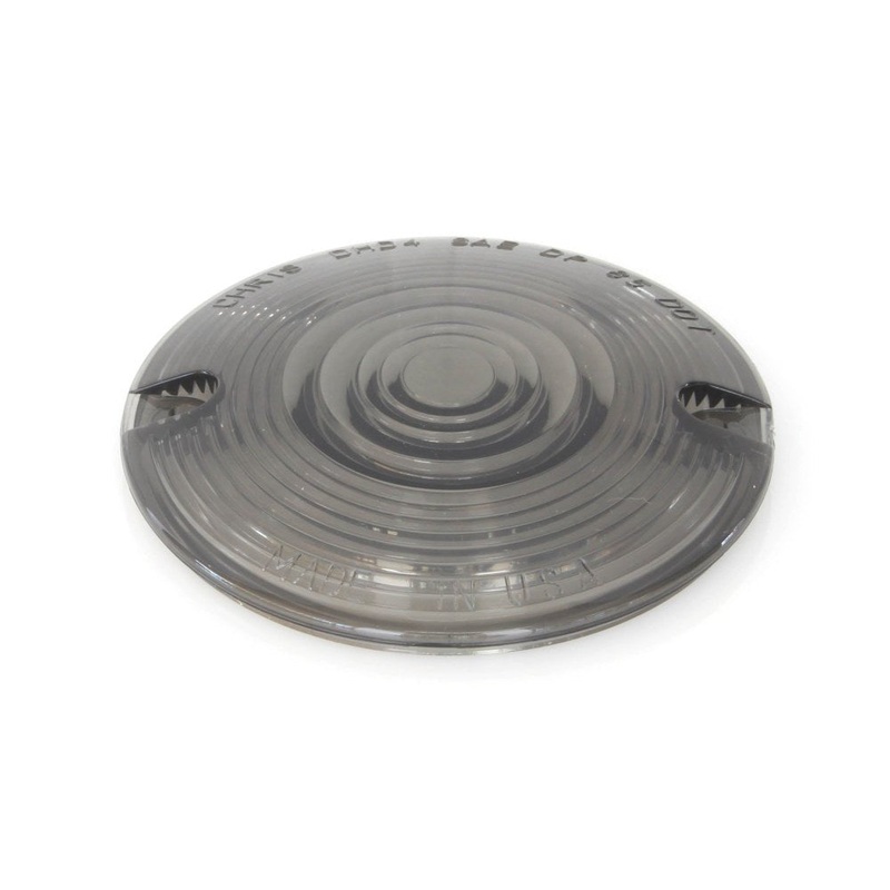 Turn Signal Lens – Smoke. Fits FL Softail 1986-2017.