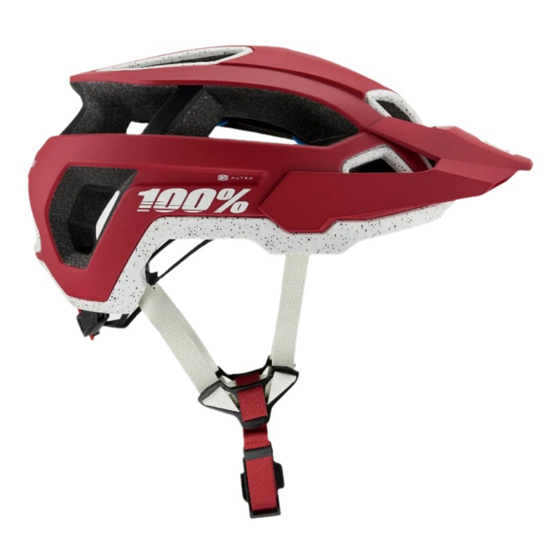 100% Altec Fidlock Cycle Helmet 2021 Deep Red