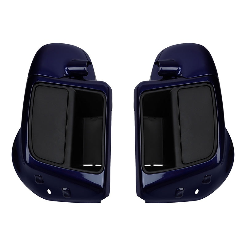 HR3 Zephyr Blue / Black Sunglo Vented Lower Fairing Kit For Harley Touring models 2014-2024