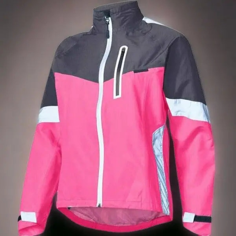 Madison Protec Ladies Waterproof Jacket Pink Glo / Dark Shadow