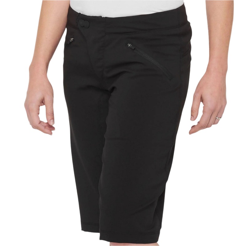100% Ridecamp Ladies Cycle Shorts Black