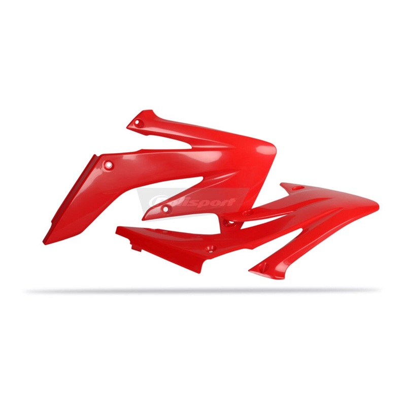 Polisport Radiator Scoops Honda CRF250R (’04-’09) – Red