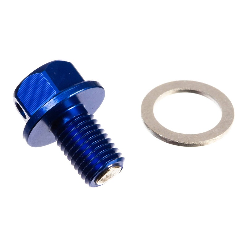 Whites Magnetic Sump Plug M10 x 15 x 1.5 – Blue