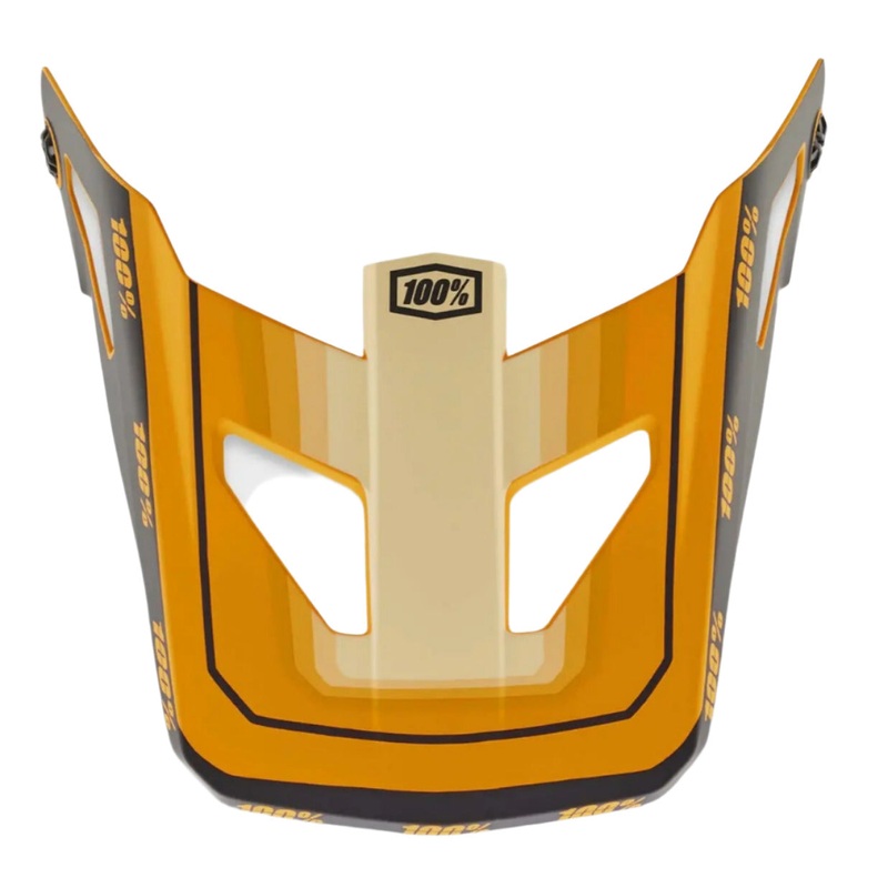 100% Status Replacement Cycle Helmet Visor Topenga Orange/Black