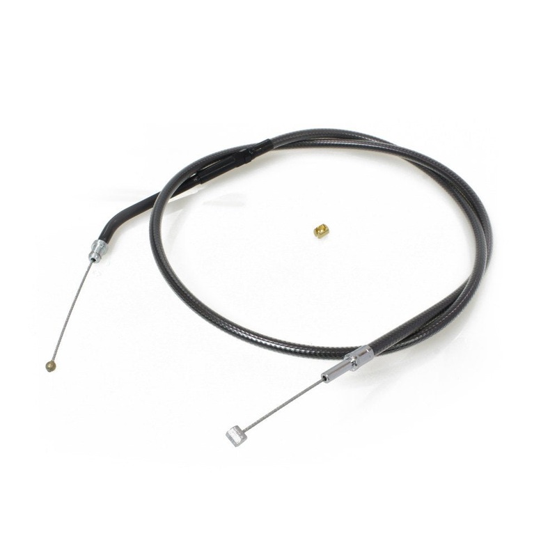 30in. Throttle Cable – Black Pearl. Fits Sportster 2007-2021.