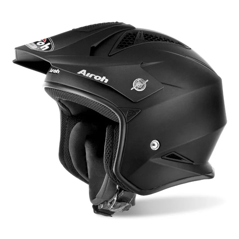 AIROH TRRS MATT BLACK TRIALS HELMET