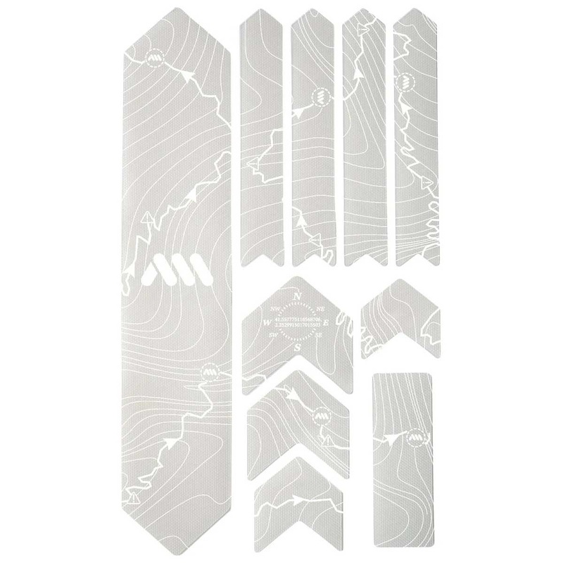 All Mountain Style Extra Honeycomb Frame Guard Tracks White