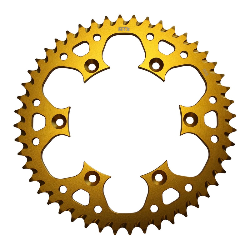 MTX 808 Zero Aluminium Rear Sprocket #520 – Gold (11A-402-GLD)