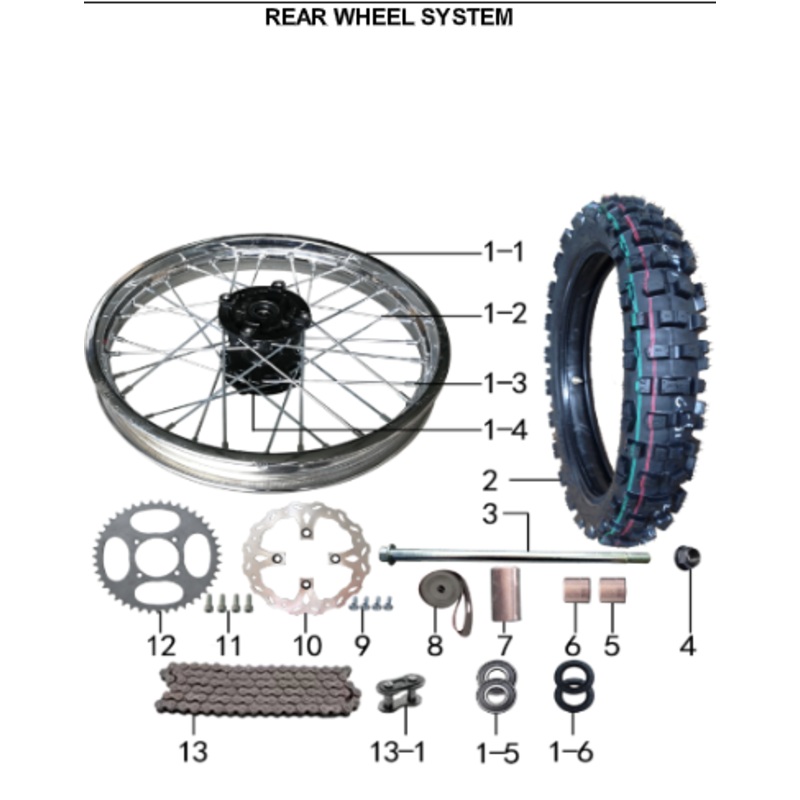 Chain Pin – 230DH Gas Dirt Bike