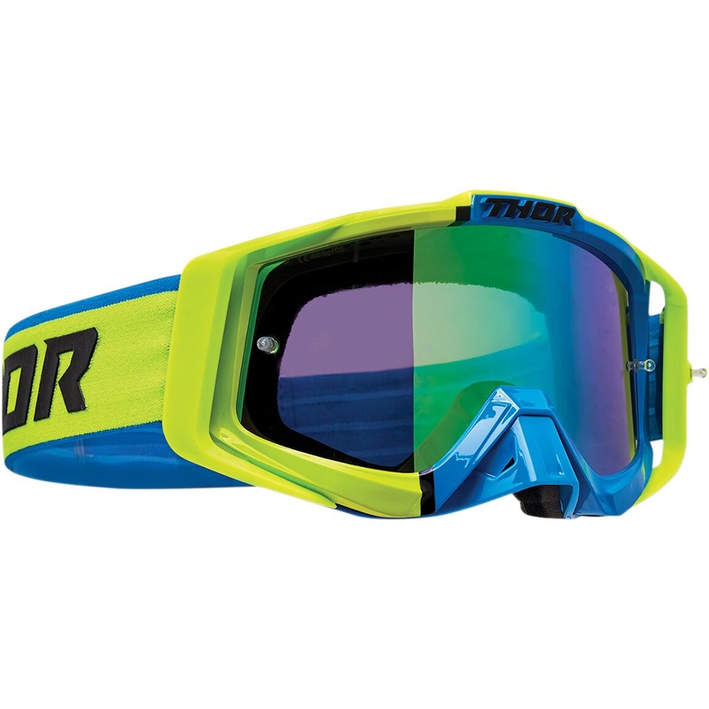 Thor Sniper Pro Divide Goggles Blue / Fluo Yellow