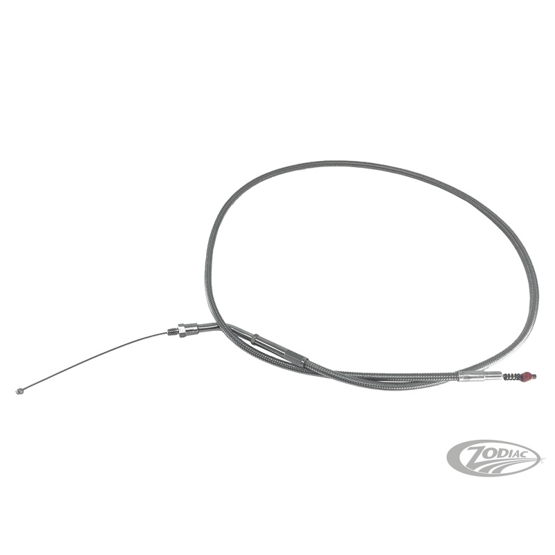 Throttle Cables for Use With Early Mikuni Hs42 and Hsr45 Carburetors and 1986-1995 Style Threaded Throttle Grip