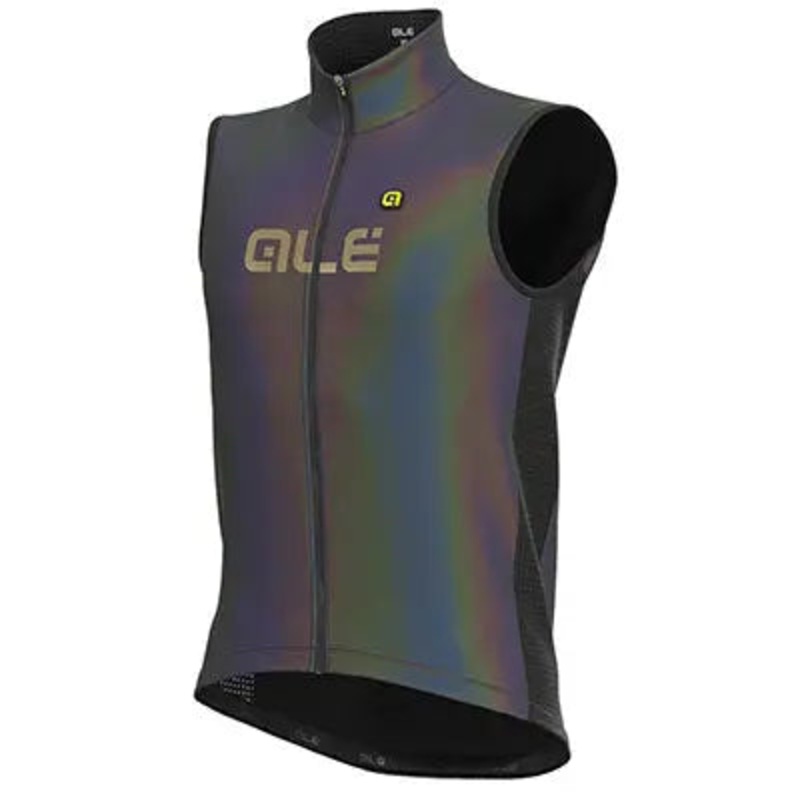 Ale Clothing Reflective Iridescent Shell Cycle Gilet Iridescent