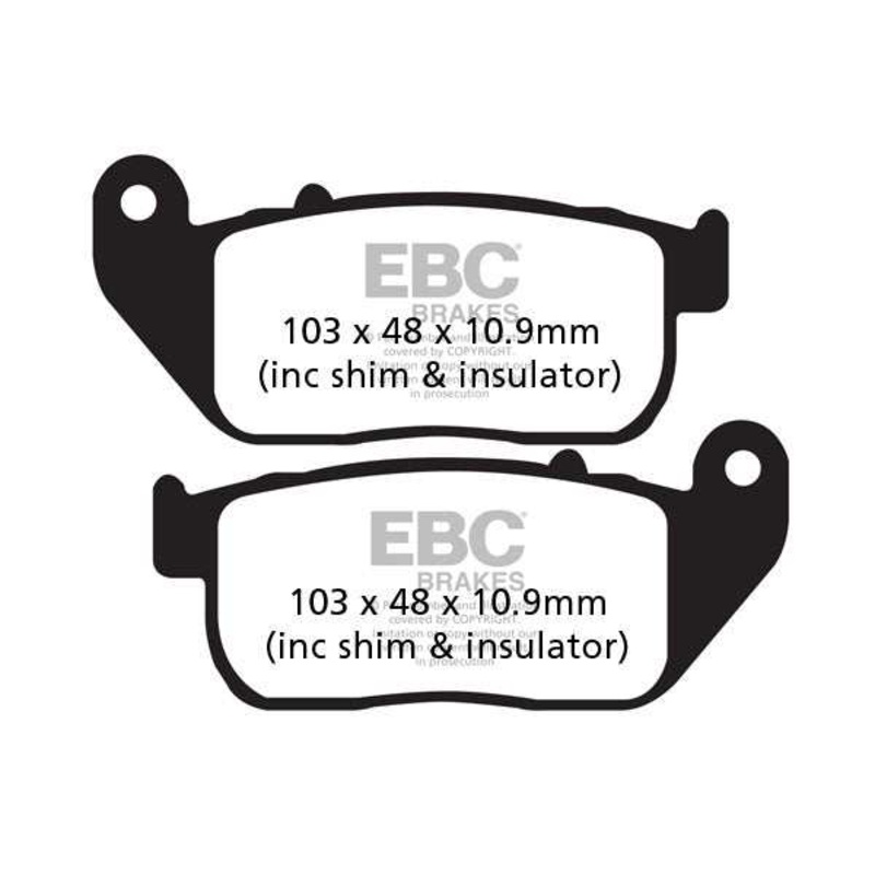 Brakes – FA381HH Fully Sintered – EBC (front)