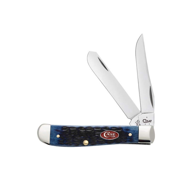 CASE KNIVES JIG NAVY BLUE BONE MINI TRAPPER