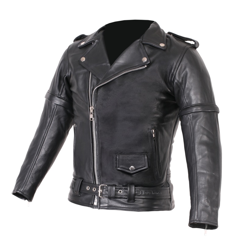 Duchinni Patrol Youth Leather Jacket Black