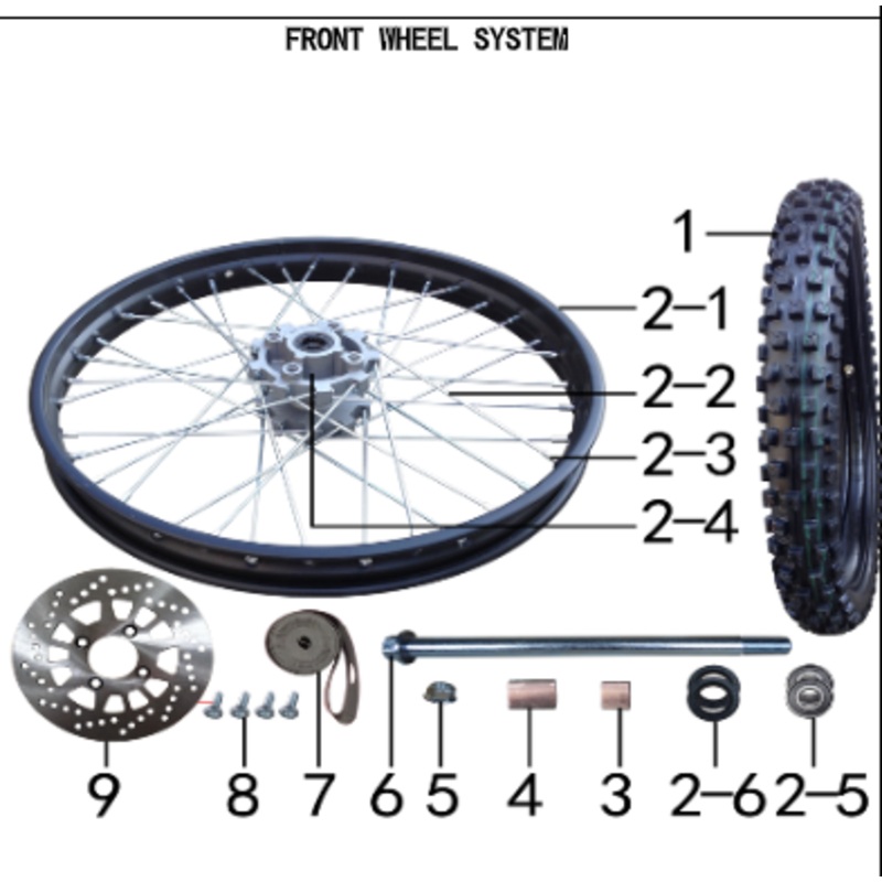 Spoke Cap – 150DH & 230DH Gas Dirt Bike