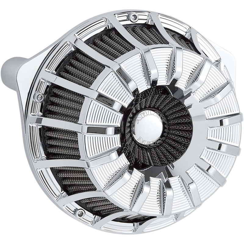 15-Spoke Inverted Series Air Cleaner, Chrome – 00-17 Twin Cam