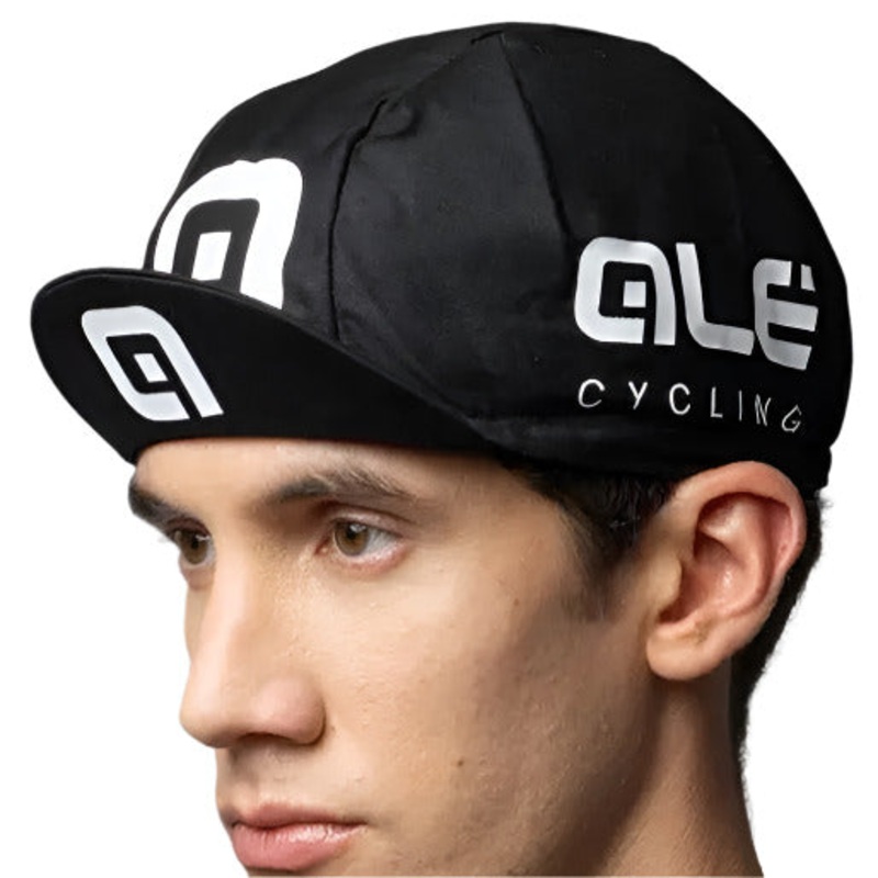 Ale Clothing Cotton Summer Cycle Cap Black / White