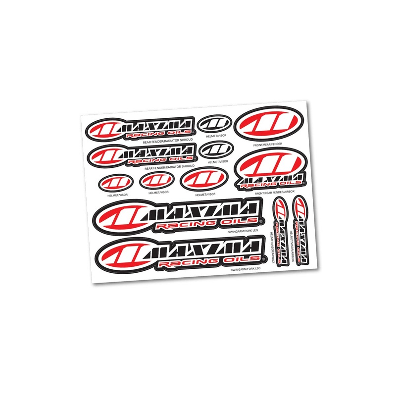 Maxima Assorted Logo Decal Sheet