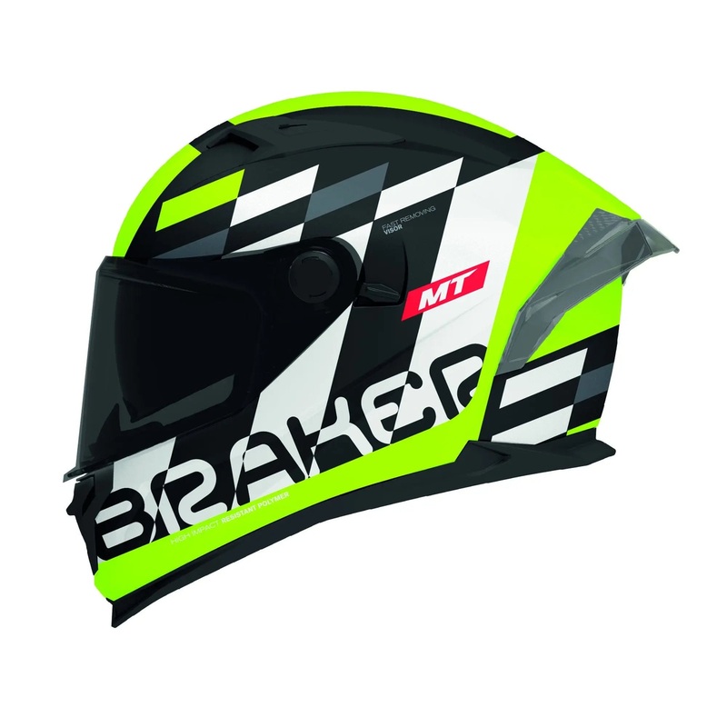 MT Helmets Braker SV Foster B3 Matt Fluorescent