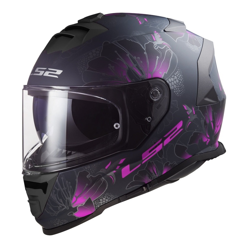LS2 FF800 Storm II Burst Helmet – Matte Black / Pink Black 06